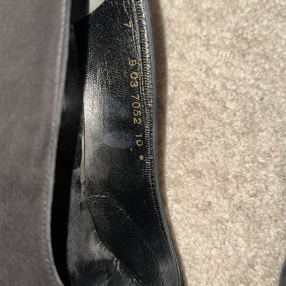 Irregular Robert clergerie heels size 7 black and silver - Picture 5 of 5